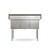 Koolmore KM-SC151514-N316 51" W 16 Gauge Galvanized 3 Compartments Sink