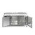 Koolmore KM-RPPS-2DSS 71" W Stainless Steel with Opening for 9 Pans Pizza Prep Refrigerator