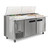 Koolmore KM-RPPS-2DSS 71" W Stainless Steel with Opening for 9 Pans Pizza Prep Refrigerator
