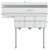 Koolmore SC101410-12L3 45" W 18 Gauge Galvanized 3 Compartments Sink