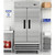 Koolmore RIR-2D-SS35C 35 Cu. Ft. 2 Solid Doors Stainless Steel Reach In Refrigerator - 115 Volts