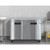 Koolmore KM-UCR-2DSS 11 Cu. Ft. Stainless Steel 2 Solid Hinged Doors Reach-In Undercounter Refrigerator - 115 Volts