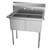 Koolmore SB151512-N3 36" W 18 Gauge Galvanized 2 Compartments Sink
