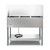Koolmore KM-OWS-3SG 3 Pans Stainless Steel Electric Steam Table with Undershelf and Sneeze Guard