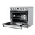 Koolmore KM-EPR-36AP-SS 35.9" W x 29.7" D x 36.1" H Stainless Steel Self-Cleaning Professional Electric Range - 240 Volts