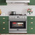 Koolmore KM-EPR-36AP-SS 35.9" W x 29.7" D x 36.1" H Stainless Steel Self-Cleaning Professional Electric Range - 240 Volts