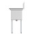 Koolmore SA151512-15L3 33" W Galvanized Base 18 Gauge 1 Compartment Sink
