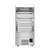 Koolmore KM-CDA-18C-SS 18 Cu. Ft. Stainless Steel Vertical Case Grab and Go Open Air Merchandiser - 120 Volts