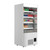 Koolmore KM-CDA-18C-SS 18 Cu. Ft. Stainless Steel Vertical Case Grab and Go Open Air Merchandiser - 120 Volts