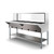 Koolmore KM-OWS-5SG 5 Pans Stainless Steel Electric Steam Table with Undershelf and Sneeze Guard