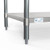Koolmore CT3036-18C 36" W x 30" D Stainless Steel 18 Gauge Open with Undershelf Work Table