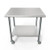 Koolmore CT3036-18C 36" W x 30" D Stainless Steel 18 Gauge Open with Undershelf Work Table