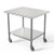 Koolmore CT3036-18C 36" W x 30" D Stainless Steel 18 Gauge Open with Undershelf Work Table