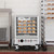 Koolmore KM-CHP12-SNGL 33.1" W Silver Aluminum 12 Pans Half-Size Commercial Heated Holding or Proofing Cabinet - 120 Volts