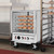 Koolmore KM-CHP12-SNGL 33.1" W Silver Aluminum 12 Pans Half-Size Commercial Heated Holding or Proofing Cabinet - 120 Volts