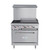 Koolmore KM-CRG36-LP 36" W Stainless Steel 2 Burners with 24" Griddle and Oven Liquid Propane Commercial Range