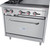 Koolmore KM-CRG36-LP 36" W Stainless Steel 2 Burners with 24" Griddle and Oven Liquid Propane Commercial Range