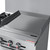 Koolmore KM-CRG36-LP 36" W Stainless Steel 2 Burners with 24" Griddle and Oven Liquid Propane Commercial Range