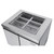 Koolmore KM-RBT-36C 36.4" W Stainless Steel 6 Pans Storage with Covers Commercial Refrigerated Prep Station - 115 Volts