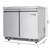 Koolmore KM-RBT-36C 36.4" W Stainless Steel 6 Pans Storage with Covers Commercial Refrigerated Prep Station - 115 Volts