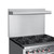 Koolmore KM-CR36-NG 36" W Stainless Steel 6 Burners with Oven Natural Gas Commercial Range