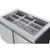 Koolmore KM-RBT-48C 46.9" W Stainless Steel 9 Pans Storage with Covers Commercial Refrigerated Prep Station - 115 Volts