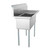 Koolmore SC101410-12R3 45" W 18 Gauge Galvanized 3 Compartments Sink