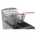 Koolmore KM-FDF40-LP 40 Lbs. Stainless Steel Liquid Propane Floor Standing Commercial Fryer - 90,000 BTU
