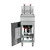 Koolmore KM-FDF40-LP 40 Lbs. Stainless Steel Liquid Propane Floor Standing Commercial Fryer - 90,000 BTU