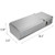 Koolmore SCDC-3P-SG 39.9" W Stainless Steel (3) 1/3 Pan Refrigerated Countertop Prep Unit - 115 Volts