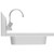Koolmore SH17-4GNF 17" W x 15" D Stainless Steel Wall Mounted Hand Sink