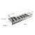 Koolmore SCDC-6P-SG 59" W Stainless Steel Double Tempered Glass Food Guard (6) 1/3 Pan Refrigerated Countertop Prep Unit - 115 Volts