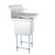 Koolmore SA151512-15R3FA 33" W Galvanized Base 18 Gauge 1 Compartment Sink