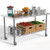 Koolmore CT3060-18C 60" W x 30" D Stainless Steel 18 Gauge Open with Undershelf Work Table