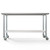 Koolmore CT3060-18C 60" W x 30" D Stainless Steel 18 Gauge Open with Undershelf Work Table