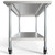 Koolmore CT3060-18C 60" W x 30" D Stainless Steel 18 Gauge Open with Undershelf Work Table