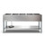 Koolmore KM-OWS-5 5 Pans Stainless Steel Electric Steam Table with Undershelf