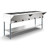 Koolmore KM-OWS-5 5 Pans Stainless Steel Electric Steam Table with Undershelf