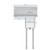 Koolmore SA101410-12L3 25" W Galvanized Base 18 Gauge 1 Compartment Sink