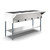 Koolmore KM-OWS-4 4 Pans Stainless Steel Electric Steam Table with Undershelf