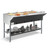 Koolmore KM-OWS-4 4 Pans Stainless Steel Electric Steam Table with Undershelf