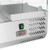 Koolmore SCDC-3P-SSL 39.9" W Stainless Steel Double Tempered Glass Food Guard (3) 1/3 Pan Refrigerated Countertop Prep Unit - 115 Volts