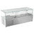 Koolmore SCDC-3P-SSL 39.9" W Stainless Steel Double Tempered Glass Food Guard (3) 1/3 Pan Refrigerated Countertop Prep Unit - 115 Volts