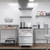 Koolmore KM-CR24-LP 24" W Stainless Steel 4 Burners with Oven Liquid Propane Commercial Range