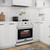 Koolmore KM-EPR-30AP-SS 29.9" W x 29.7" D x 36.1" H Stainless Steel Professional Electric Range - 240 Volts