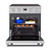 Koolmore KM-EPR-30AP-SS 29.9" W x 29.7" D x 36.1" H Stainless Steel Professional Electric Range - 240 Volts