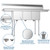 Koolmore SC121610-12B3 60" W 18 Gauge Galvanized 3 Compartments Sink