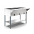 Koolmore KM-OWS-3 3 Pans Stainless Steel Electric Steam Table with Undershelf