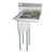 Koolmore SA101410-10R3 23" W Galvanized Base 18 Gauge 1 Compartment Sink