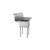 Koolmore SA141611-12B3 38" W Galvanized Base 18 Gauge 1 Compartment Sink